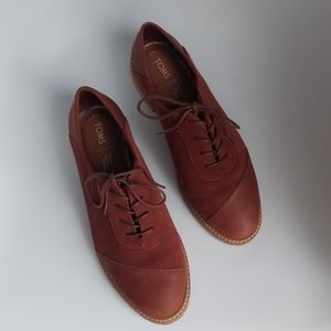 TOMS - Leather and Suede Ainsley Oxford